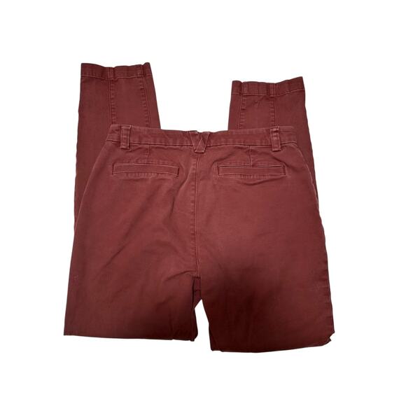 Duluth Trading Women's Stretch Pants Brick Red Size 8x29 - Picture 3 of 11